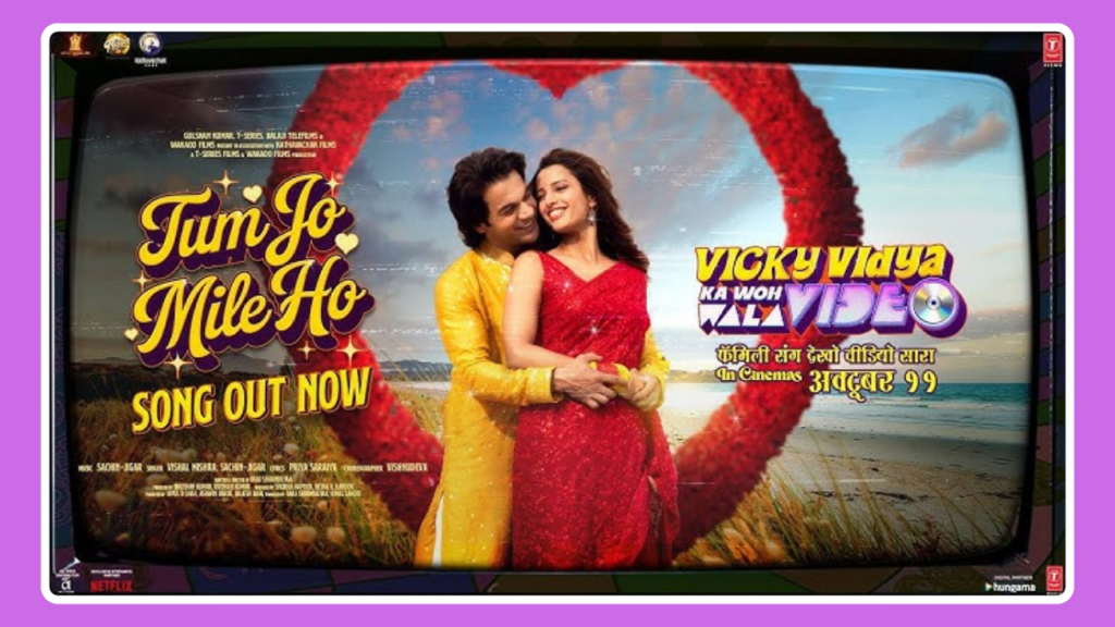 Tum Jo Mile Ho Song Lyrics - Vicky Vidya Ka Woh Wala | Movie (2024)