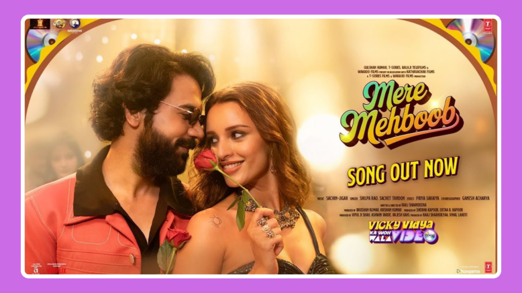 Mere Mehboob Lyrics - Vicky Vidya Ka Woh Wala Video | Movie (2024)