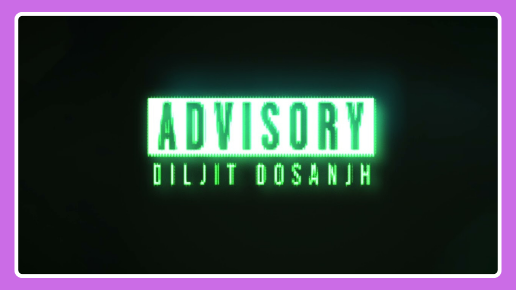 IDGAF Song Lyrics - Diljit Dosanjh | Advisory (2025)