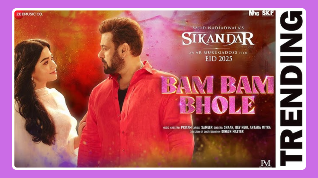 Bam Bam Bhole Song Lyrics - Salman Khan | Sikandar (2025)